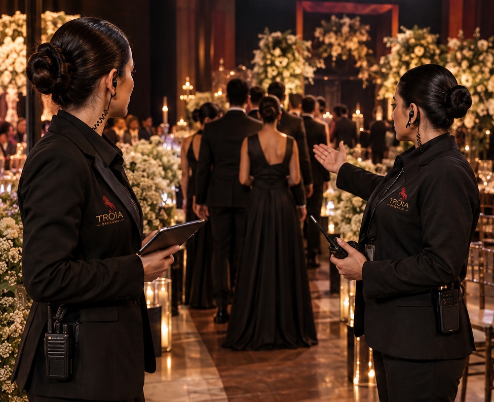 Treinamento de Cerimonial e Etiqueta Tróia Operandi — equipe de cerimonial em casamento
